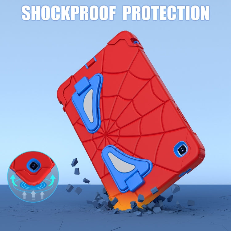 For Samsung Galaxy Tab A7 Lite T220 Spider Silicone Hybrid PC Shockproof Tablet Case(Red Blue) - Tab A7 Lite T220 / T225 by buy2fix | Online Shopping UK | buy2fix