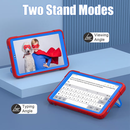 For Samsung Galaxy Tab A7 Lite T220 Spider Silicone Hybrid PC Shockproof Tablet Case(Red Blue) - Tab A7 Lite T220 / T225 by buy2fix | Online Shopping UK | buy2fix