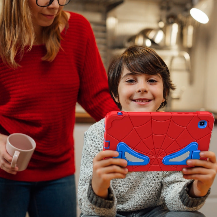 For Samsung Galaxy Tab A7 Lite T220 Spider Silicone Hybrid PC Shockproof Tablet Case(Red Blue) - Tab A7 Lite T220 / T225 by buy2fix | Online Shopping UK | buy2fix