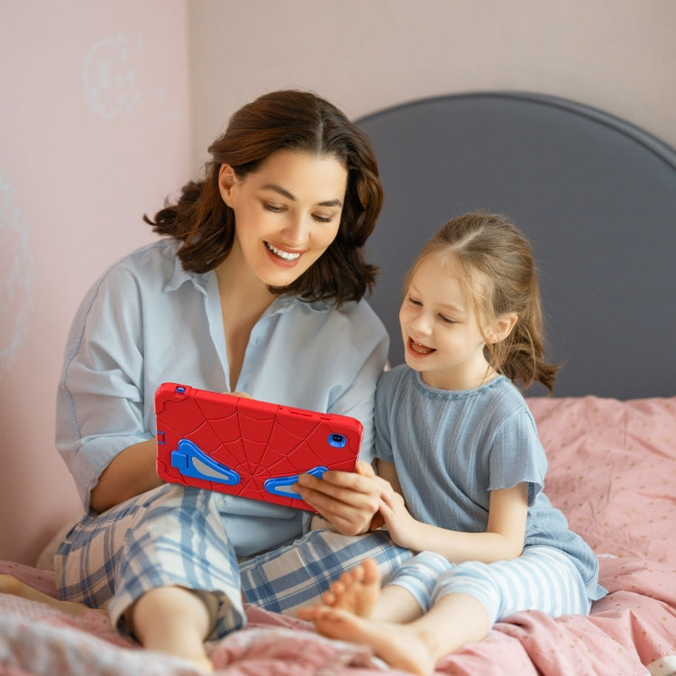 For Samsung Galaxy Tab A7 Lite T220 Spider Silicone Hybrid PC Shockproof Tablet Case(Red Blue) - Tab A7 Lite T220 / T225 by buy2fix | Online Shopping UK | buy2fix