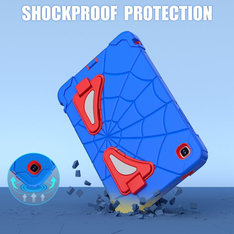 For Samsung Galaxy Tab A7 Lite T220 Spider Silicone Hybrid PC Shockproof Tablet Case(Blue Red) - Tab A7 Lite T220 / T225 by buy2fix | Online Shopping UK | buy2fix