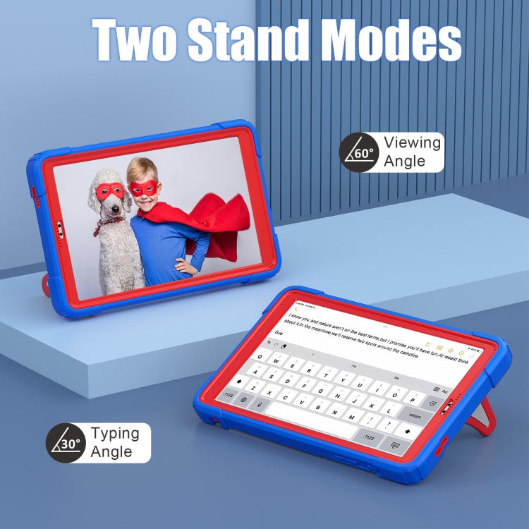 For Samsung Galaxy Tab A7 Lite T220 Spider Silicone Hybrid PC Shockproof Tablet Case(Blue Red) - Tab A7 Lite T220 / T225 by buy2fix | Online Shopping UK | buy2fix