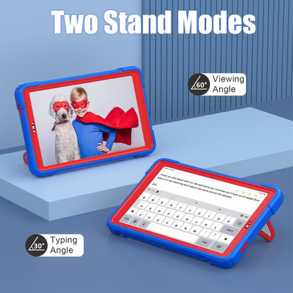 For Samsung Galaxy Tab A7 Lite T220 Spider Silicone Hybrid PC Shockproof Tablet Case(Blue Red) - Tab A7 Lite T220 / T225 by buy2fix | Online Shopping UK | buy2fix