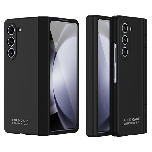 For Samsung Galaxy Z Fold5 Extraordinary Series Hinged Folding Full Phone Case(Black) - Galaxy Z Fold5 Cases by buy2fix | Online Shopping UK | buy2fix