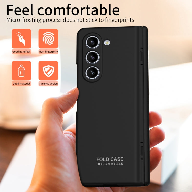 For Samsung Galaxy Z Fold5 Extraordinary Series Hinged Folding Full Phone Case(Black) - Galaxy Z Fold5 Cases by buy2fix | Online Shopping UK | buy2fix