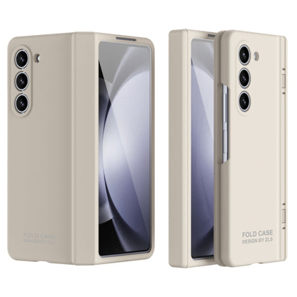 For Samsung Galaxy Z Fold5 Extraordinary Series Hinged Folding Full Phone Case(White) - Galaxy Z Fold5 Cases by buy2fix | Online Shopping UK | buy2fix
