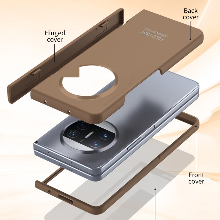 For Huawei Mate X3 Extraordinary Series Hinged Folding Full Phone Case(Black) - Huawei Cases by buy2fix | Online Shopping UK | buy2fix