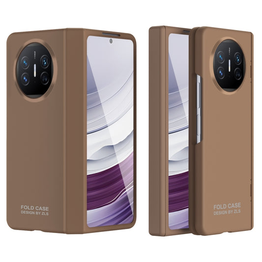 For Huawei Mate X5 Extraordinary Series Hinged Folding Full Phone Case(Coffee) - Huawei Cases by buy2fix | Online Shopping UK | buy2fix