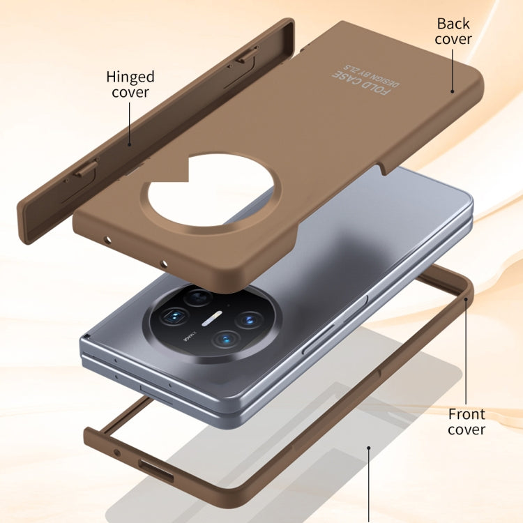For Huawei Mate X5 Extraordinary Series Hinged Folding Full Phone Case(Black) - Huawei Cases by buy2fix | Online Shopping UK | buy2fix
