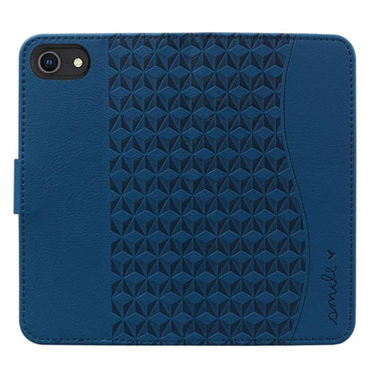 For iPhone 16e Business Diamond Buckle Leather Phone Case with Lanyard(Royal Blue) - iPhone 16e Cases by buy2fix | Online Shopping UK | buy2fix