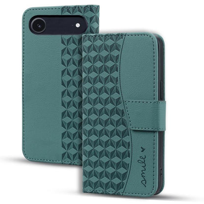 For iPhone Air Business Diamond Buckle Leather Phone Case with Lanyard(Green) - iPhone Air Cases by buy2fix | Online Shopping UK | buy2fix