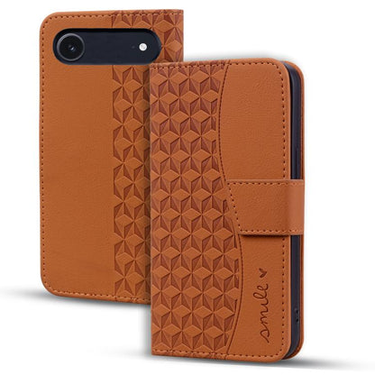 For iPhone Air Business Diamond Buckle Leather Phone Case with Lanyard(Brown) - iPhone Air Cases by buy2fix | Online Shopping UK | buy2fix