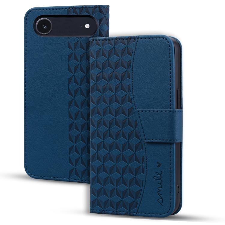 For iPhone Air Business Diamond Buckle Leather Phone Case with Lanyard(Royal Blue) - iPhone Air Cases by buy2fix | Online Shopping UK | buy2fix
