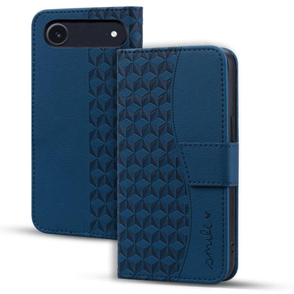 For iPhone Air Business Diamond Buckle Leather Phone Case with Lanyard(Royal Blue) - iPhone Air Cases by buy2fix | Online Shopping UK | buy2fix