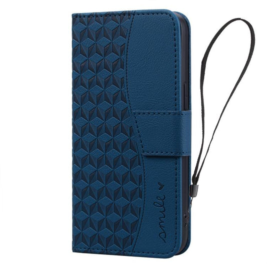 For iPhone Air Business Diamond Buckle Leather Phone Case with Lanyard(Royal Blue) - iPhone Air Cases by buy2fix | Online Shopping UK | buy2fix