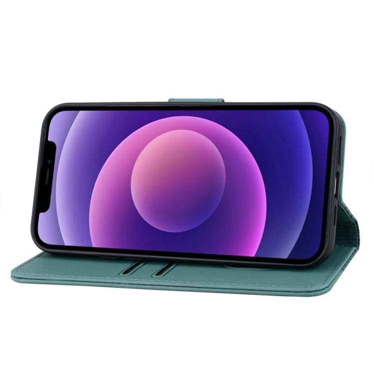 For Google Pixel 10 / 10 Pro / 9 / 9 Pro Business Diamond Buckle Leather Phone Case with Lanyard(Green) by buy2fix