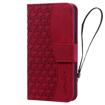 For Google Pixel 10 / 10 Pro / 9 / 9 Pro Business Diamond Buckle Leather Phone Case with Lanyard(Wine Red) by buy2fix