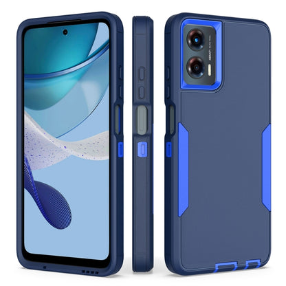 For Motorola Moto G 5G 2024 / G Play 2024 2 in 1 PC Hybrid TPU Phone Case(Royal Blue+Dark Blue) by buy2fix