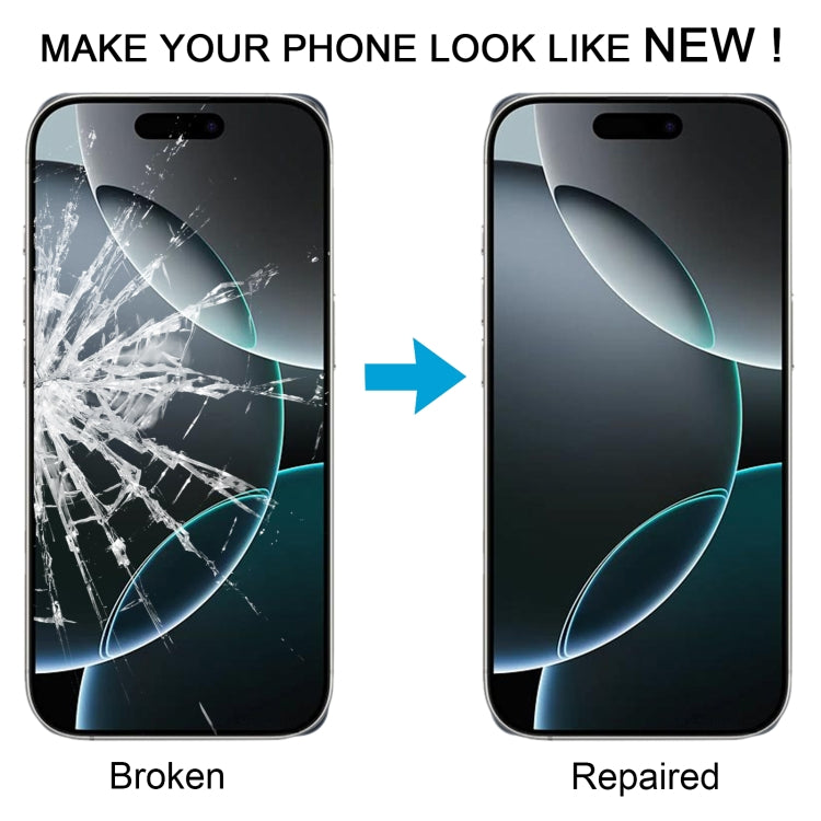 For iPhone 16 Pro Front Screen Outer Glass Lens with OCA Optically Clear Adhesive - LCD Related Parts by buy2fix | Online Shopping UK | buy2fix