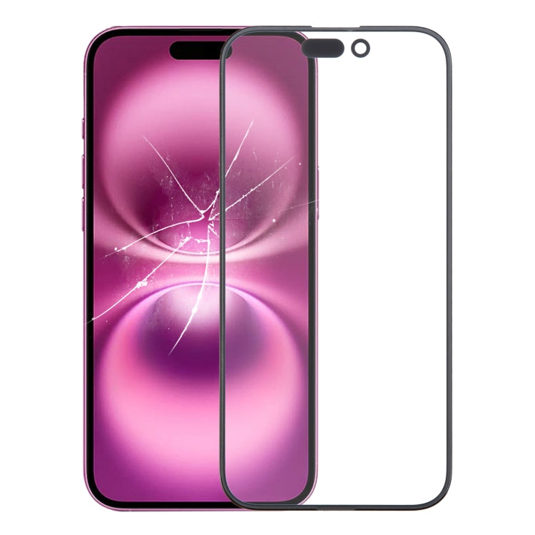For iPhone 16 Plus Front Screen Outer Glass Lens with OCA Optically Clear Adhesive by buy2fix
