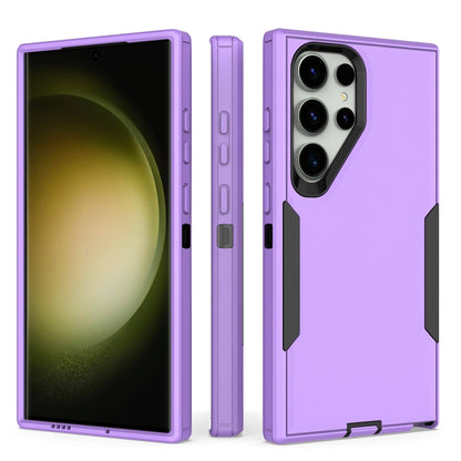 For Samsung Galaxy S24 Ultra 5G 2 in 1 PC Hybrid TPU Phone Case(Purple+Black) - Galaxy S24 Ultra 5G Cases by buy2fix | Online Shopping UK | buy2fix