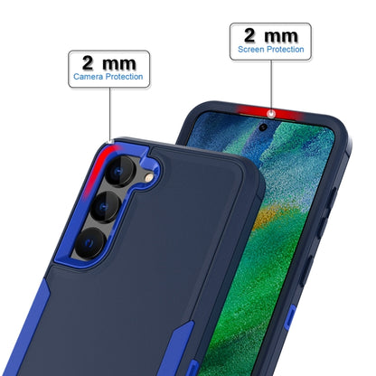 For Samsung Galaxy S22 5G Magnetic 2 in 1 PC Hybrid TPU Phone Case(Purple+Black) - Galaxy S22 5G Cases by buy2fix | Online Shopping UK | buy2fix