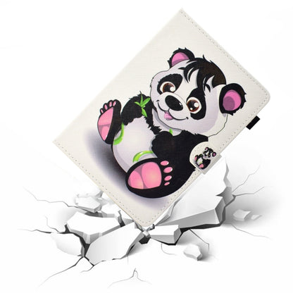 For 7 inch Universal Colored Drawing Stitching Leather Tablet Case(Panda) - 7 inch by buy2fix | Online Shopping UK | buy2fix