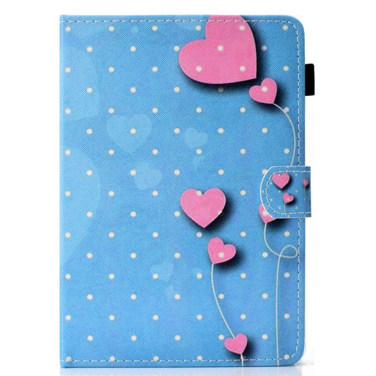 For 8 inch Universal Colored Drawing Stitching Leather Tablet Case(Love) - 8 inch by buy2fix | Online Shopping UK | buy2fix
