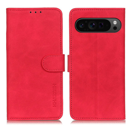 For Google Pixel 10 Pro / 9 Pro KHAZNEH Retro Texture Flip Leather Phone Case(Red) by buy2fix