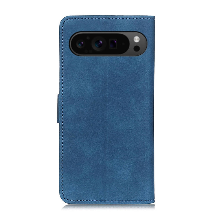 For Google Pixel 10 Pro / 9 Pro KHAZNEH Retro Texture Flip Leather Phone Case(Blue) by buy2fix