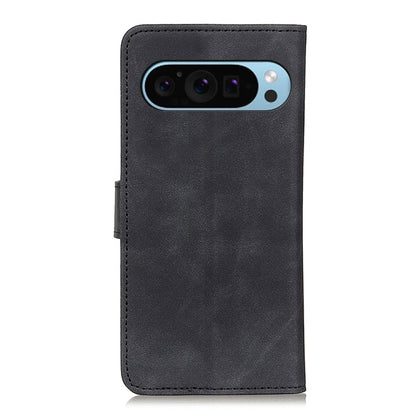 For Google Pixel 10 / 9 KHAZNEH Retro Texture Flip Leather Phone Case(Black) by buy2fix