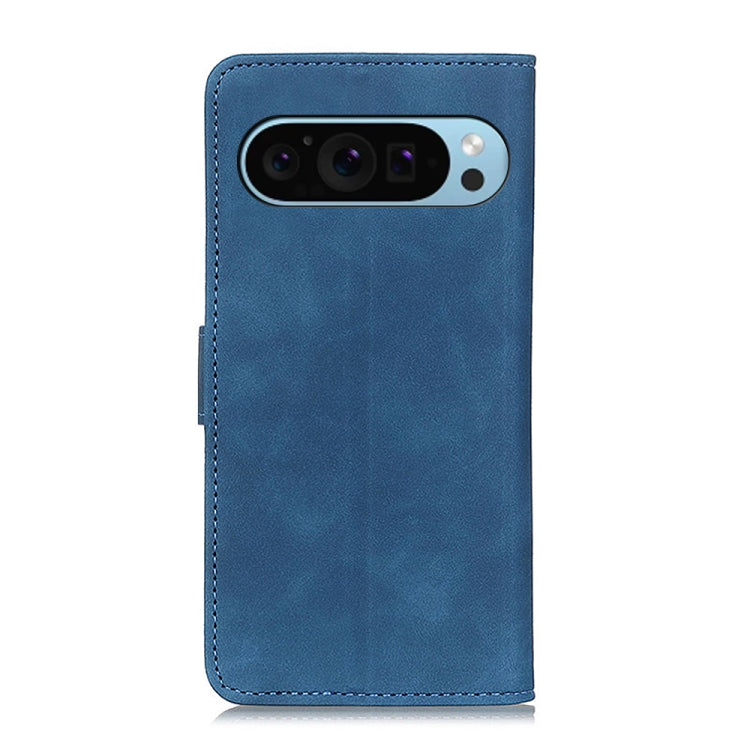 For Google Pixel 10 / 9 KHAZNEH Retro Texture Flip Leather Phone Case(Blue) by buy2fix