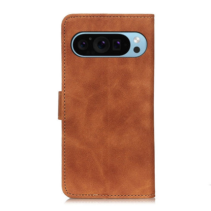 For Google Pixel 10 / 9 KHAZNEH Retro Texture Flip Leather Phone Case(Brown) by buy2fix