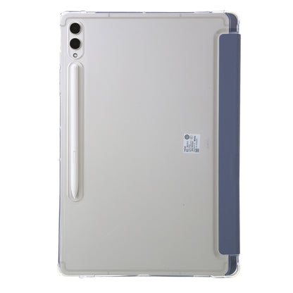 For Samsung Galaxy Tab S9 FE+ Clear Acrylic Deformation Leather Tablet Case(Lavender) by buy2fix