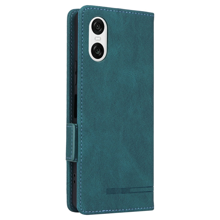 For Sony Xperia 10 VI 2024 Magnetic Clasp Leather Phone Case(Green) by buy2fix