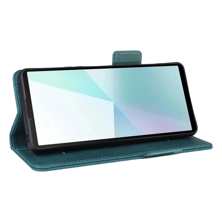 For Sony Xperia 10 VI 2024 Magnetic Clasp Leather Phone Case(Green) by buy2fix