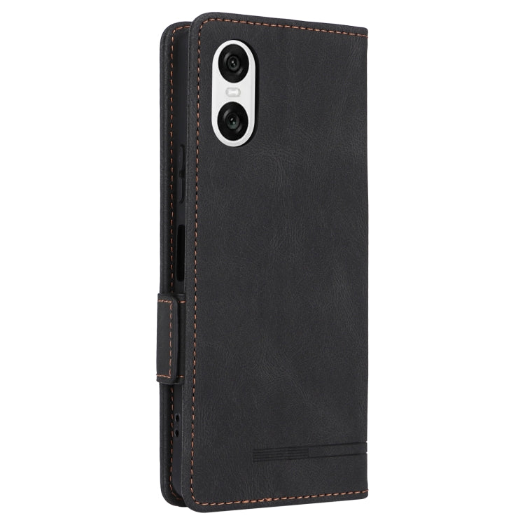 For Sony Xperia 10 VI 2024 Magnetic Clasp Leather Phone Case(Black) by buy2fix