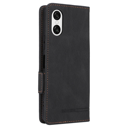 For Sony Xperia 10 VI 2024 Magnetic Clasp Leather Phone Case(Black) by buy2fix