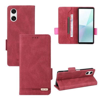 For Sony Xperia 10 VI 2024 Magnetic Clasp Leather Phone Case(Red) by buy2fix