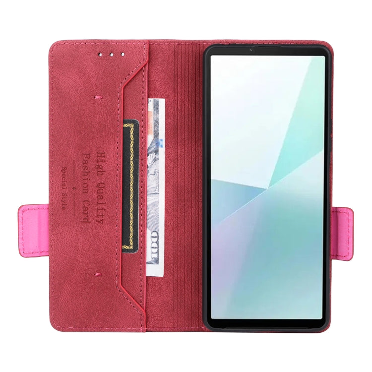 For Sony Xperia 10 VI 2024 Magnetic Clasp Leather Phone Case(Red) by buy2fix