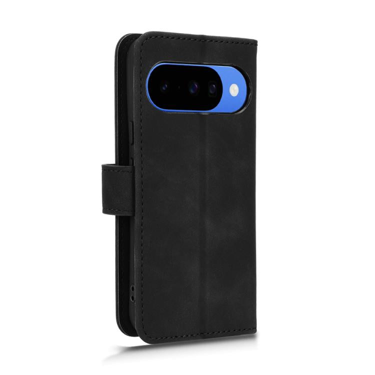 For Google Pixel 10 Pro XL 5G Skin Feel Magnetic Flip Leather Phone Case(Black) - Google Cases by buy2fix | Online Shopping UK | buy2fix