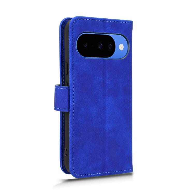 For Google Pixel 10 Pro XL 5G Skin Feel Magnetic Flip Leather Phone Case(Blue) - Google Cases by buy2fix | Online Shopping UK | buy2fix