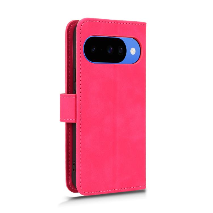 For Google Pixel 10 Pro XL 5G Skin Feel Magnetic Flip Leather Phone Case(Rose Red) - Google Cases by buy2fix | Online Shopping UK | buy2fix