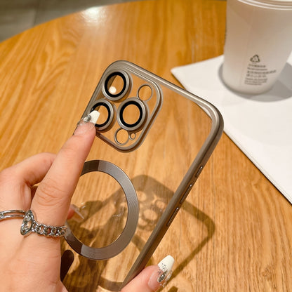 For iPhone 16 Pro MagSafe Magnetic Frosted TPU Phone Case(Pink) by buy2fix