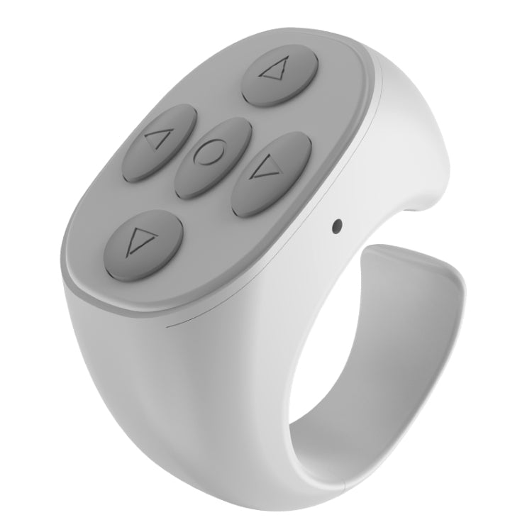 JX-05 5-button Bluetooth Remote Control Cellphone Smart Ring Remote Control(White) - Phone Remote Control by buy2fix | Online Shopping UK | buy2fix