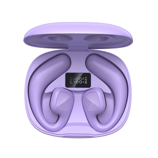 awei T67 Air Conduction TWS Bluetooth Earbuds(Purple)