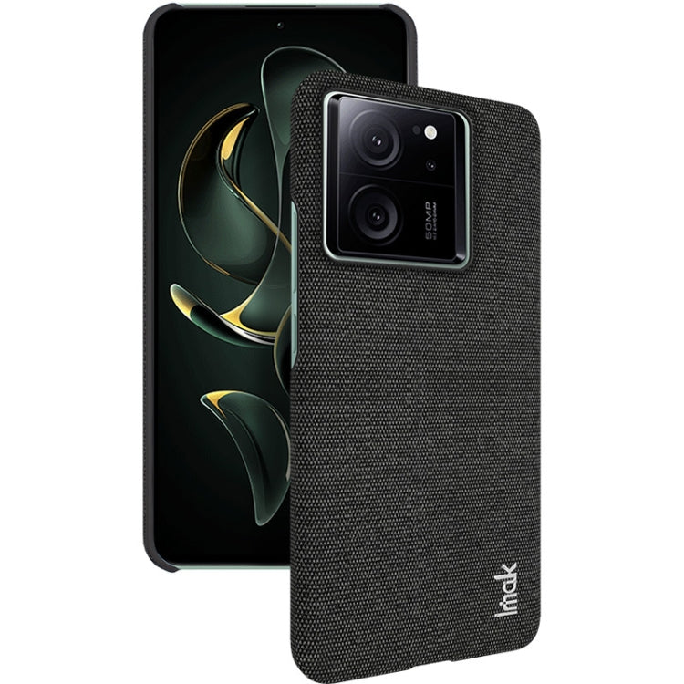For Xiaomi Redmi K60 Ultra 5G imak Ruiyi Series Cloth Texture PU + PC Phone Case(Black) - Xiaomi Cases by imak | Online Shopping UK | buy2fix
