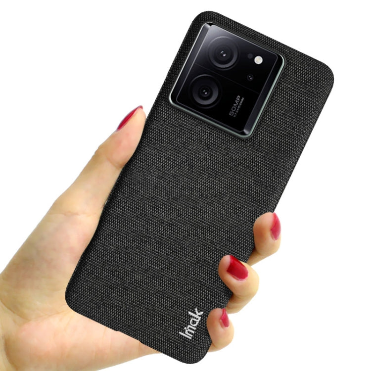 For Xiaomi Redmi K60 Ultra 5G imak Ruiyi Series Cloth Texture PU + PC Phone Case(Black) - Xiaomi Cases by imak | Online Shopping UK | buy2fix