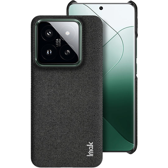 For Xiaomi 14 Pro 5G imak Ruiyi Series Cloth Texture PU + PC Phone Case(Black)
