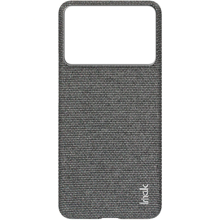 For Xiaomi Redmi K70 5G/K70 Pro 5G imak Ruiyi Series Cloth Texture PU + PC Phone Case(Dark Grey) - Xiaomi Cases by imak | Online Shopping UK | buy2fix